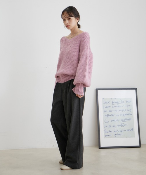 ピンク オフショルダー ニット セーター新品 2wayオフショルダーニットプルオーバsdpxyf6016 ピンク – [公式]SAISON