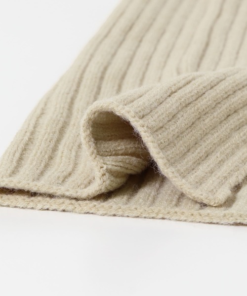 URBAN RESEARCH DOORS(アーバンリサーチドアーズ)の「リブネックウォーマー(ネックウォーマー/スヌード・レディース・アイボリー/ブラック・ONE)」の12枚目の写真