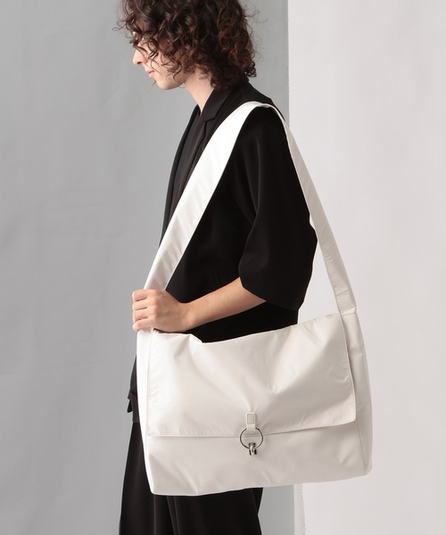 HARE（ハレ）の「RINGショルダーBAG(HARE)（ショルダーバッグ・メンズ・ブラック系その他/ブラック/オフホワイト・FREE）」の2枚目の写真