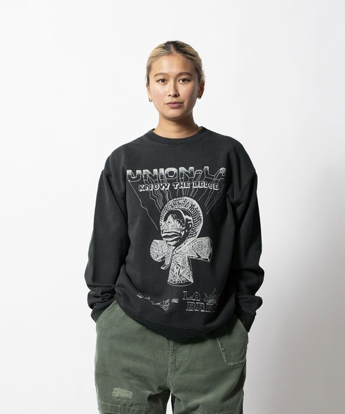 UNION(UNION TOKYO)(ユニオン)の「UNION TOKYO ANKH CREW ユニオントーキョー スウェット(スウェット・メンズ・ブラック/ダークグレー/ホワイト系その他・XX-LARGE/X-LARGE/LARGE/MEDIUM/SMALL)」の4枚目の写真