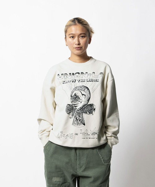 UNION(UNION TOKYO)(ユニオン)の「UNION TOKYO ANKH CREW ユニオントーキョー スウェット(スウェット・メンズ・ブラック/ダークグレー/ホワイト系その他・XX-LARGE/X-LARGE/LARGE/MEDIUM/SMALL)」の8枚目の写真