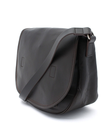 MARGARET HOWELL × PORTER 別注 ショルダー バッグ 黒 PORTER（ポーター）の「MARGARET HOWELL×PORTER LEATHER SHOULDER BAG