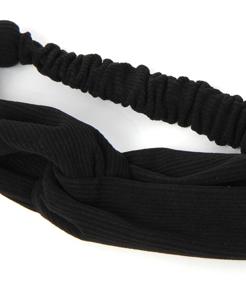 studio CLIP（スタディオクリップ）の「コーデュロイヘアターバン（ヘアバンド・レディース・グレー/ブラック/ベージュ・FREE）」の11枚目の写真