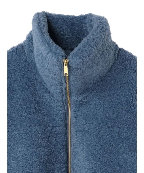 ELENCARE DUE（エレンカーレデュエ）の「・ELENCARE　DUE　テディベアボアコート（その他アウター・レディース・チャコールグレー/ブルー/アイボリー・FREE）」の6枚目の写真