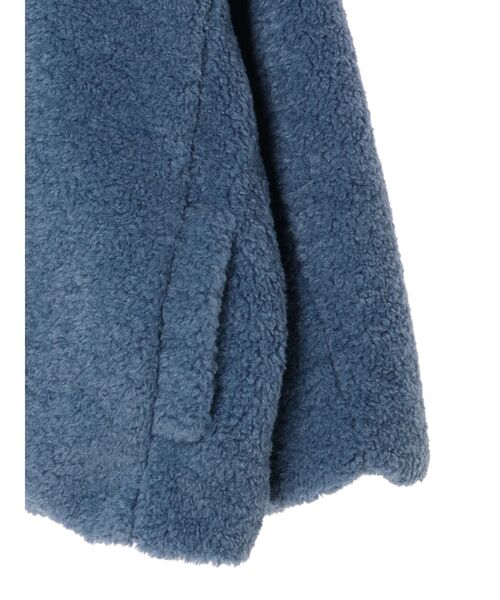 ELENCARE DUE（エレンカーレデュエ）の「・ELENCARE　DUE　テディベアボアコート（その他アウター・レディース・チャコールグレー/ブルー/アイボリー・FREE）」の7枚目の写真