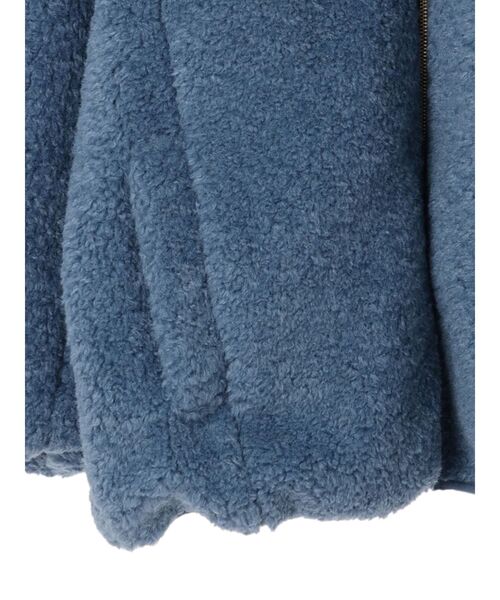 ELENCARE DUE（エレンカーレデュエ）の「・ELENCARE　DUE　テディベアボアコート（その他アウター・レディース・チャコールグレー/ブルー/アイボリー・FREE）」の8枚目の写真