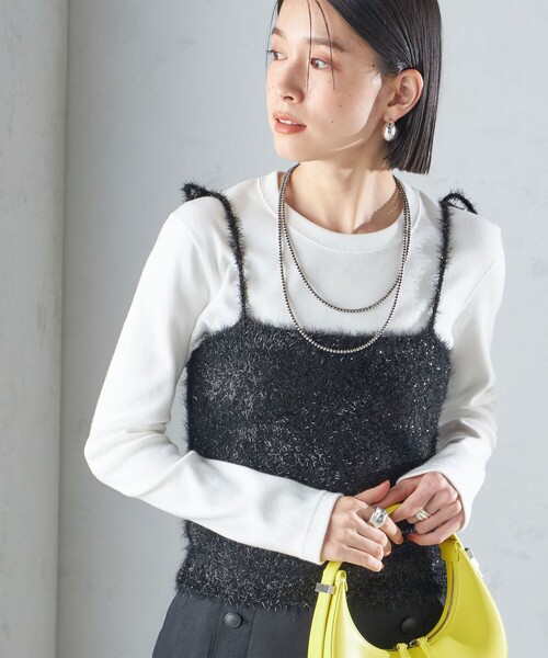 セール】〈手洗い可能〉グリッター ラメ ビスチェ 24SS