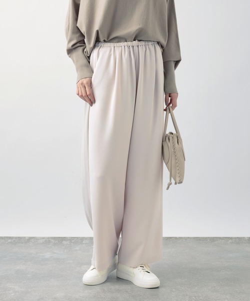 BARNYARDSTORM（バンヤードストーム）の「BARNYARDSTORM / ヴィンテージダブルクロスワイドパンツ（スラックス・レディース・ネイビー/Cream/ブラック・1/0）」の20枚目の写真