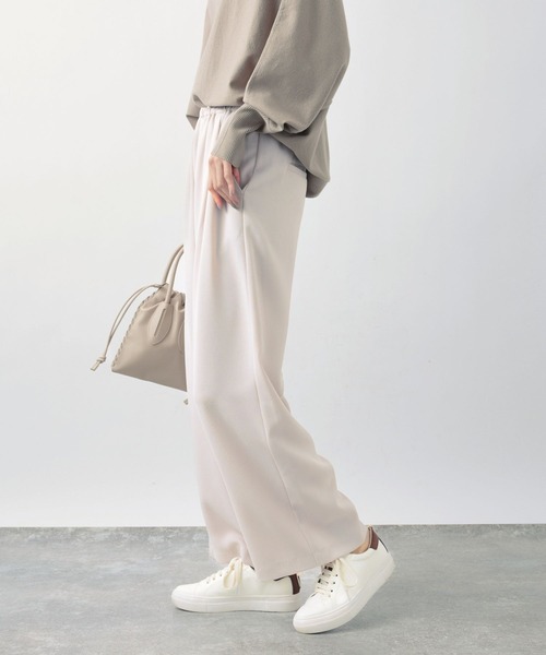 BARNYARDSTORM（バンヤードストーム）の「BARNYARDSTORM / ヴィンテージダブルクロスワイドパンツ（スラックス・レディース・ネイビー/Cream/ブラック・1/0）」の21枚目の写真