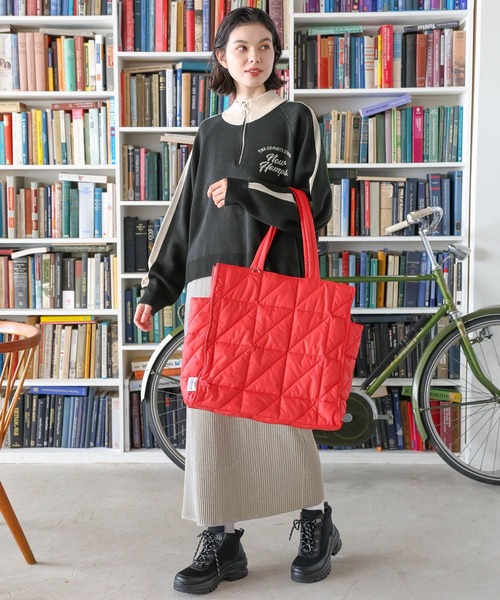 niko and...（ニコアンド）の「ハーフZIPラインニットプルオーバー（ニット/セーター・レディース・ライトブルー/ネイビー/アイボリー/オレンジ・LONG/SHORT）」の13枚目の写真