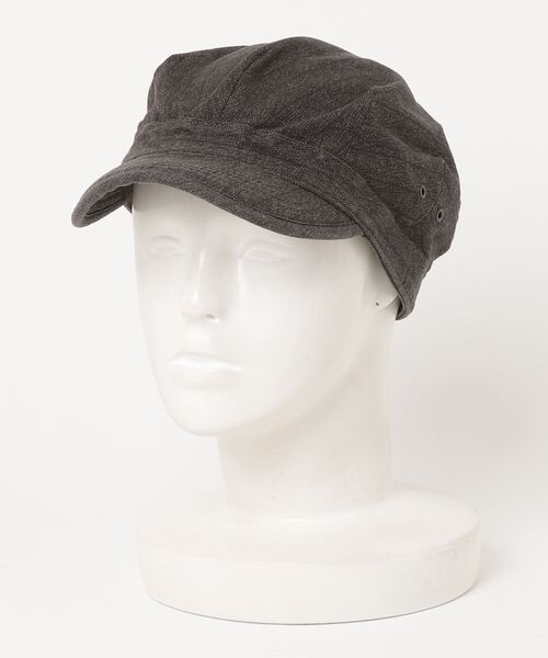 RRL ストライプハンチングキャップ