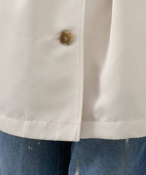 RETRO GIRL(レトロガール)の「ミドルトレンチコート(トレンチコート・レディース・ナチュラル/ブラック/ベージュ・FREE)」の22枚目の写真