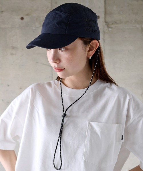 セール】接触冷感/UVカット(UPF50＋)/ロゴナイロンキャップ（キャップ