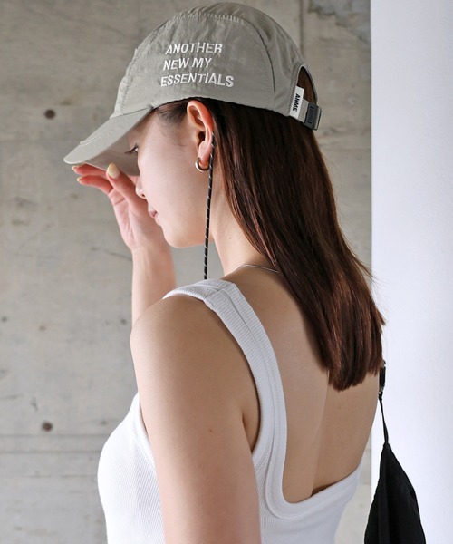 セール】接触冷感/UVカット(UPF50＋)/ロゴナイロンキャップ（キャップ
