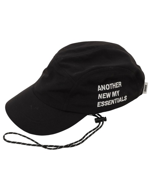 ANME（アンメ）の「接触冷感/UVカット(UPF50＋)/ロゴナイロンキャップ（キャップ・レディース・ライトカーキ/ブラック/グレー/ネイビー・M）」の5枚目の写真