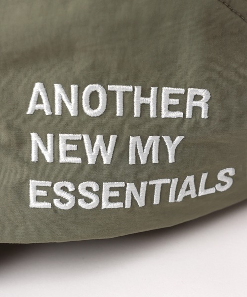 ANME（アンメ）の「接触冷感/UVカット(UPF50＋)/ロゴナイロンキャップ（キャップ・レディース・ライトカーキ/ブラック/グレー/ネイビー・M）」の9枚目の写真