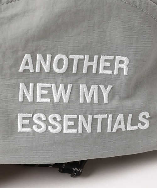 ANME（アンメ）の「接触冷感/UVカット(UPF50＋)/ロゴナイロンキャップ（キャップ・レディース・ライトカーキ/ブラック/グレー/ネイビー・M）」の8枚目の写真