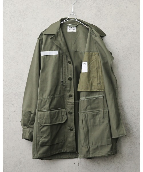 MILITARY(ミリタリー)の「実物 新品 デッドストック フランス軍 M-64 ジャケット フード付き(ミリタリージャケット・メンズ・オリーブ・92)」の9枚目の写真