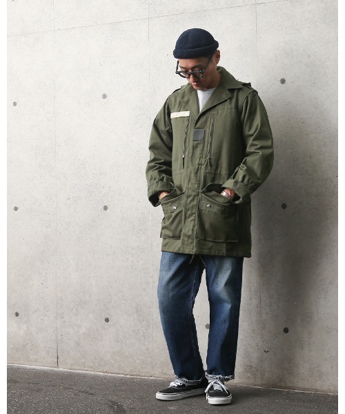MILITARY(ミリタリー)の「実物 新品 デッドストック フランス軍 M-64 ジャケット フード付き(ミリタリージャケット・メンズ・オリーブ・92)」の7枚目の写真