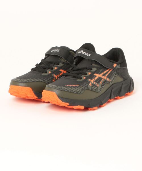 LAZERBEAM（レーザービーム）の「《LAZERBEAM》1154A168（スニーカー・キッズ・ベージュ/グレー/ブラック系その他/イエロー系その他/ブラック×シルバー・22.5cm/23.5cm/19.0cm/20.0cm/21.0cm/24.5cm/23.0cm/24.0cm/25.0cm/21.5cm/22.0cm）」の2枚目の写真