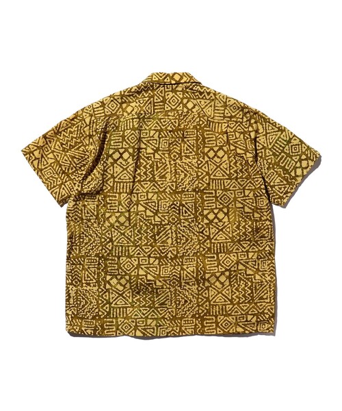 BEAMS PLUS（ビームスプラス）の「BEAMS PLUS / バティックプリント ショートスリーブ オープンカラー シャツ（シャツ/ブラウス・メンズ・ブラウン/イエロー/ブルー・S/M/L/XL）」の19枚目の写真