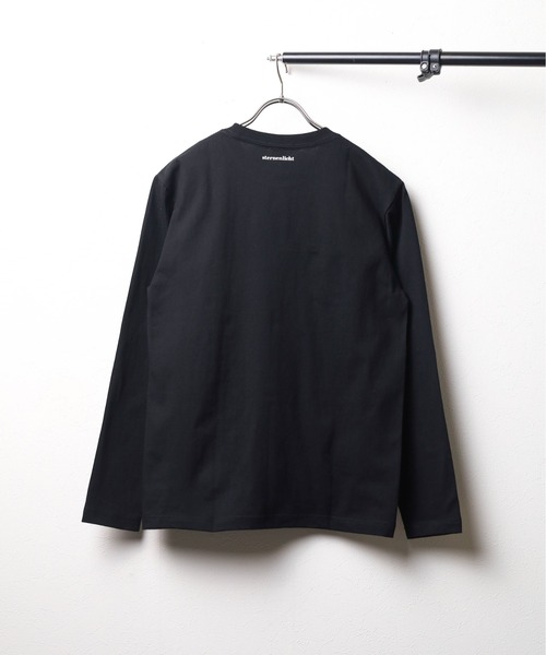 NO WAY（ノーウェイ）の「/ミドルウェイト クルーネックロングスリーブカットソー（Tシャツ/カットソー・メンズ・ホワイト/ブラック/ライトイエロー・MEDIUM/LARGE）」の4枚目の写真