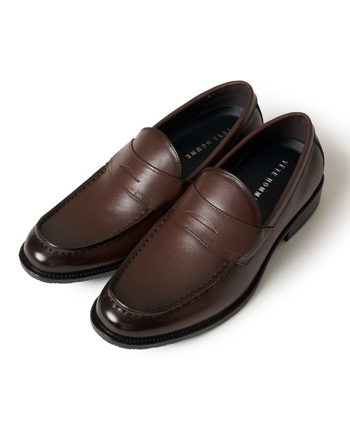 TETE HOMME（テットオム）の「カウレザー コインローファー（ローファー・メンズ・ブラウン/ブラック/ベージュ・MEDIUM/SMALL/LARGE）」の5枚目の写真