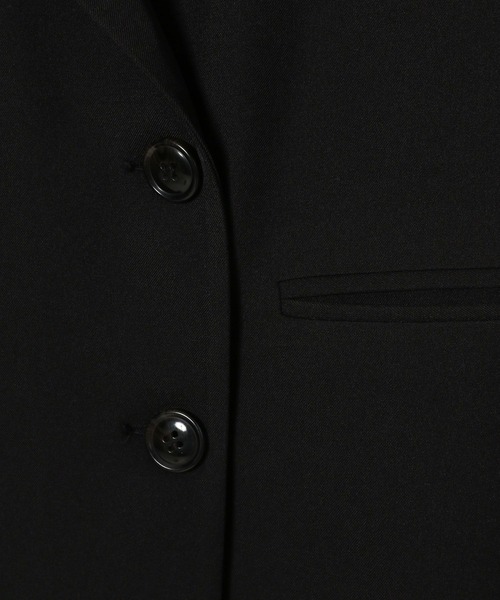 Heather(ヘザー)の「ブローチ付きミドルジャケット(半袖) 111632(テーラードジャケット・レディース・グレー/アイボリー/ブラック・FREE)」の17枚目の写真