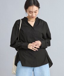バックシャーリングスキッパーブラウス