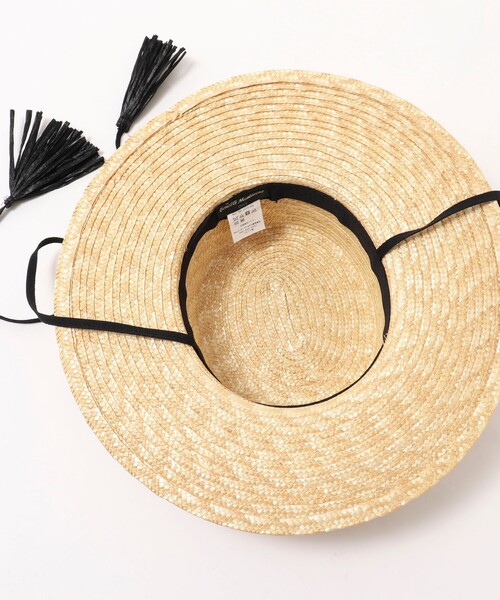 BENELLI(ベネリ)の「【Benelli Montacone/ベネリ モンタコーネ】 フリンジヒモハット(ハット・レディース・ブラウン/ナチュラル・FREE)」の13枚目の写真