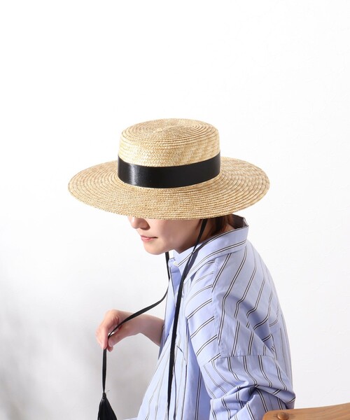 BENELLI(ベネリ)の「【Benelli Montacone/ベネリ モンタコーネ】 フリンジヒモハット(ハット・レディース・ブラウン/ナチュラル・FREE)」の15枚目の写真