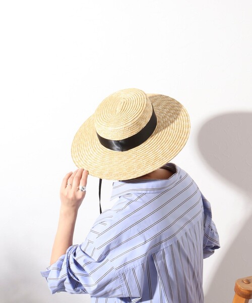 BENELLI(ベネリ)の「【Benelli Montacone/ベネリ モンタコーネ】 フリンジヒモハット(ハット・レディース・ブラウン/ナチュラル・FREE)」の17枚目の写真