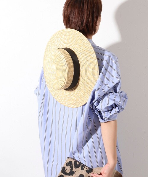 BENELLI(ベネリ)の「【Benelli Montacone/ベネリ モンタコーネ】 フリンジヒモハット(ハット・レディース・ブラウン/ナチュラル・FREE)」の19枚目の写真