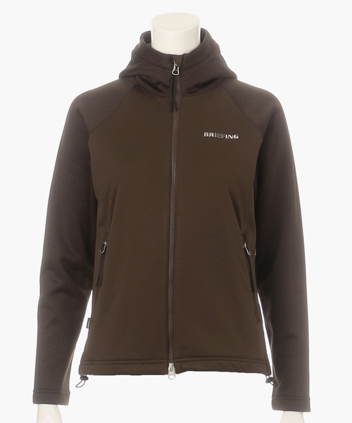 BRIEFING（ブリーフィング）の「【ブリーフィング】HOL WOMENS POLARTEC WINDBLOCK PARKA（ナイロンジャケット・メンズ・グレー/ネイビー/ブラウン・XS/S/M/L）」の3枚目の写真