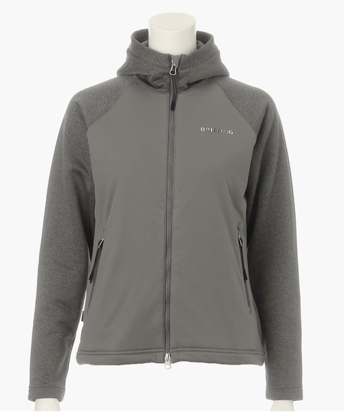 BRIEFING（ブリーフィング）の「【ブリーフィング】HOL WOMENS POLARTEC WINDBLOCK PARKA（ナイロンジャケット・メンズ・グレー/ネイビー/ブラウン・XS/S/M/L）」の2枚目の写真