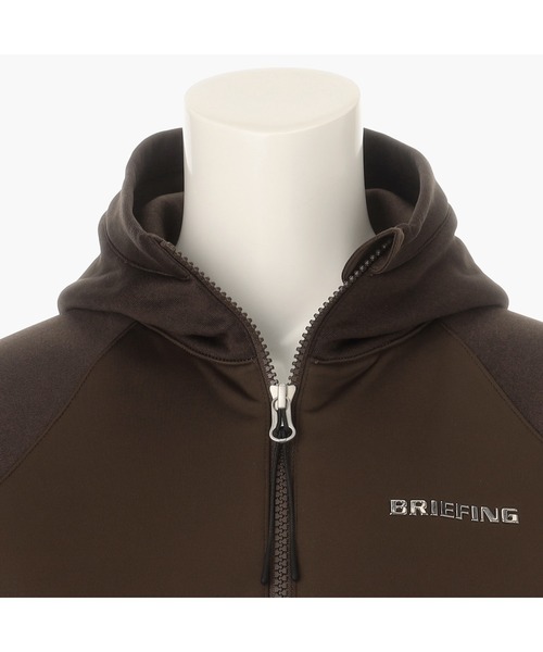 BRIEFING（ブリーフィング）の「【ブリーフィング】HOL WOMENS POLARTEC WINDBLOCK PARKA（ナイロンジャケット・メンズ・グレー/ネイビー/ブラウン・XS/S/M/L）」の9枚目の写真