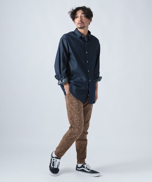 BAYFLOW（ベイフロー）の「FLOWカラージョグパンツ（その他パンツ・メンズ・ブラック/カーキ/ベージュ/その他1・SMALL/MEDIUM/LARGE）」の5枚目の写真