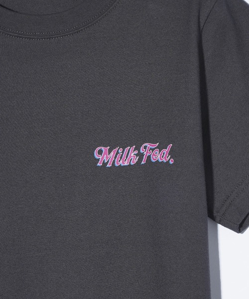 MILKFED.（ミルクフェド）の「SOFT SERVE COMPACT S/S TEE（Tシャツ/カットソー・レディース・チャコール/ホワイト/ライトイエロー・S/M）」の7枚目の写真