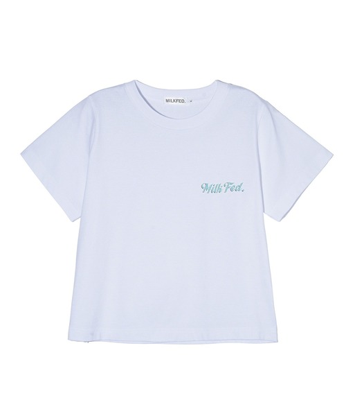 MILKFED.（ミルクフェド）の「SOFT SERVE COMPACT S/S TEE（Tシャツ/カットソー・レディース・チャコール/ホワイト/ライトイエロー・S/M）」の11枚目の写真