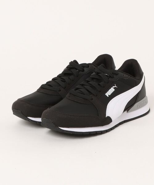 PUMA(プーマ)の「PUMA プーマ ST RUNNER V3 NL BG レディーススニーカー(STランナーV3NLBG) 384901(スニーカー・レディース・ブルー系その他/ベージュ/ブラック/ブラック×グレー/アイボリー/ベージュ系その他・23.0cm/25.0cm/24.5cm/24.0cm/23.5cm/22.5cm)」の1枚目の写真