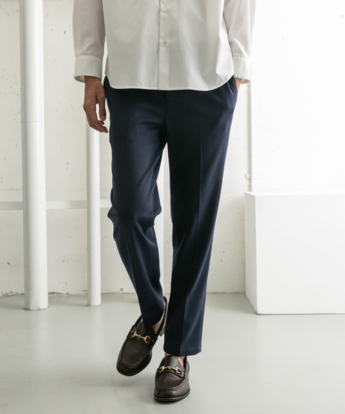 URBAN RESEARCH ROSSO MEN(アーバンリサーチロッソメン)の「『WEB限定』『セットアップ対応』ポンチジョガーパンツ(その他パンツ・メンズ・ブラック/ブラウン/ネイビー・MEDIUM/LARGE)」の8枚目の写真
