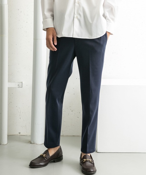 URBAN RESEARCH ROSSO MEN(アーバンリサーチロッソメン)の「『WEB限定』『セットアップ対応』ポンチジョガーパンツ(その他パンツ・メンズ・ブラック/ブラウン/ネイビー・MEDIUM/LARGE)」の9枚目の写真