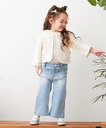 【リンク】ワイドデニムパンツ(キッズ)