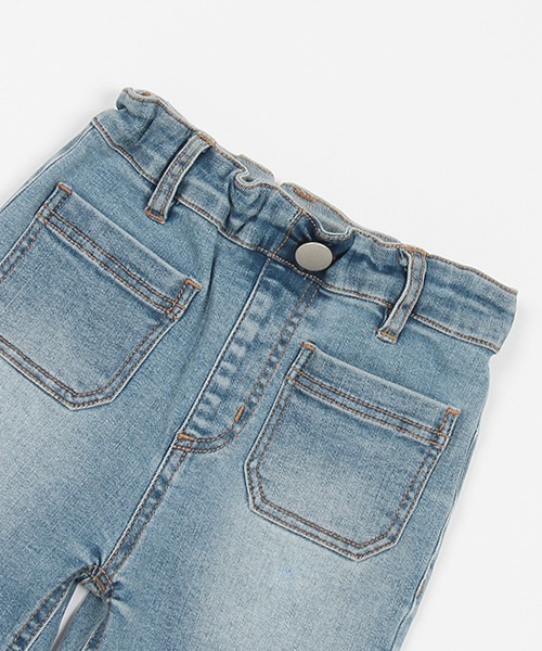 petit main（プティマイン）の「【リンク】ワイドデニムパンツ(キッズ)（その他パンツ・キッズ・ブルー/サックスブルー・90cm/100cm/110cm/120cm/130cm）」の19枚目の写真