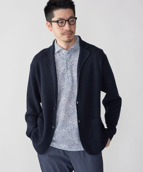 【セール】SHIPS: フラワープリント ショートスリーブ ポロシャツ（シャツ/ブラウス）｜SHIPS（シップス）