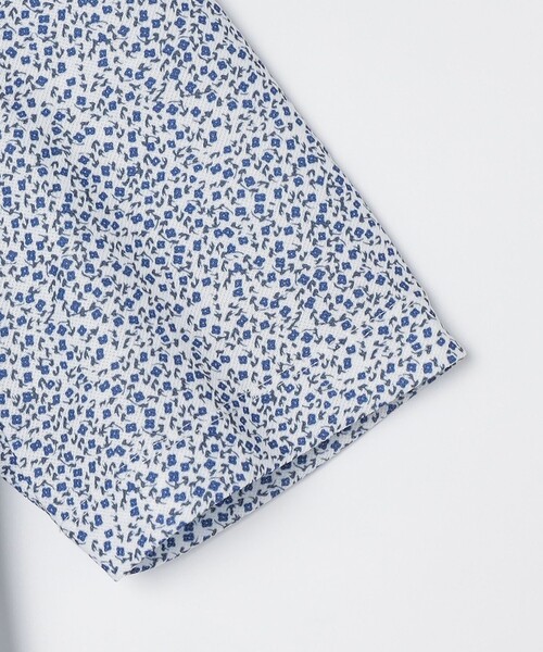 【セール】SHIPS: フラワープリント ショートスリーブ ポロシャツ（シャツ/ブラウス）｜SHIPS（シップス）