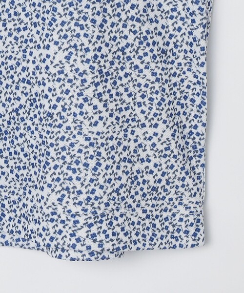 【セール】SHIPS: フラワープリント ショートスリーブ ポロシャツ（シャツ/ブラウス）｜SHIPS（シップス）