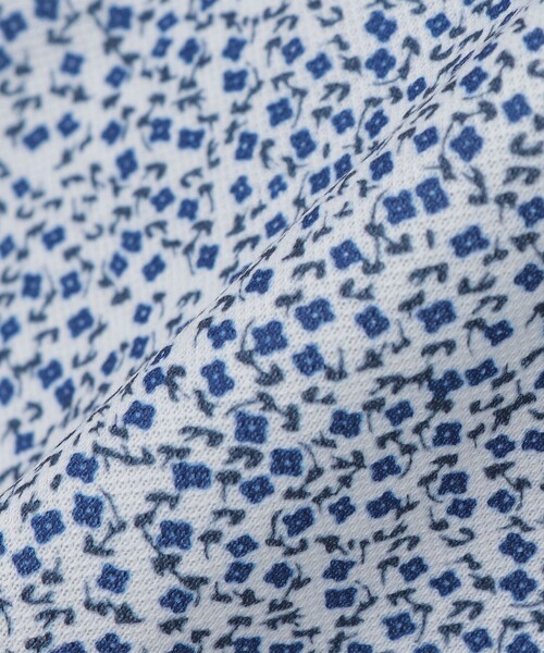 【セール】SHIPS: フラワープリント ショートスリーブ ポロシャツ（シャツ/ブラウス）｜SHIPS（シップス）