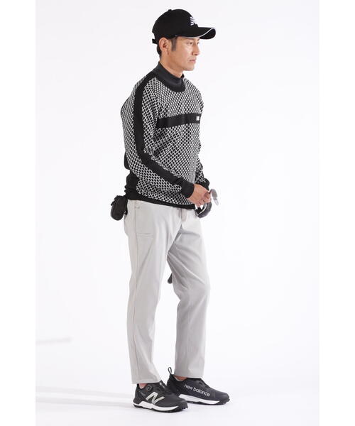 New Balance Golf（ニューバランスゴルフ）の「【new balance golf】2pcs対応 マットPU×エンボスPU ボールホルダー (UNISEX WORLD)（ゴルフグッズ・メンズ・ホワイト/ブラック・フリー）」の4枚目の写真