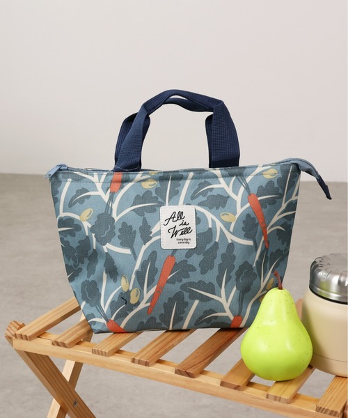emesuelee(エメスーリー)の「保冷保温ランチトートBAG(エコバッグ/サブバッグ・レディース・ブルー/ライトベージュ/ピンク/チャコールグレー/ベージュ/ブラック/ネイビー/イエロー/アイボリー/グリーン/グリーン系1/ベージュ系1・フリー)」の9枚目の写真